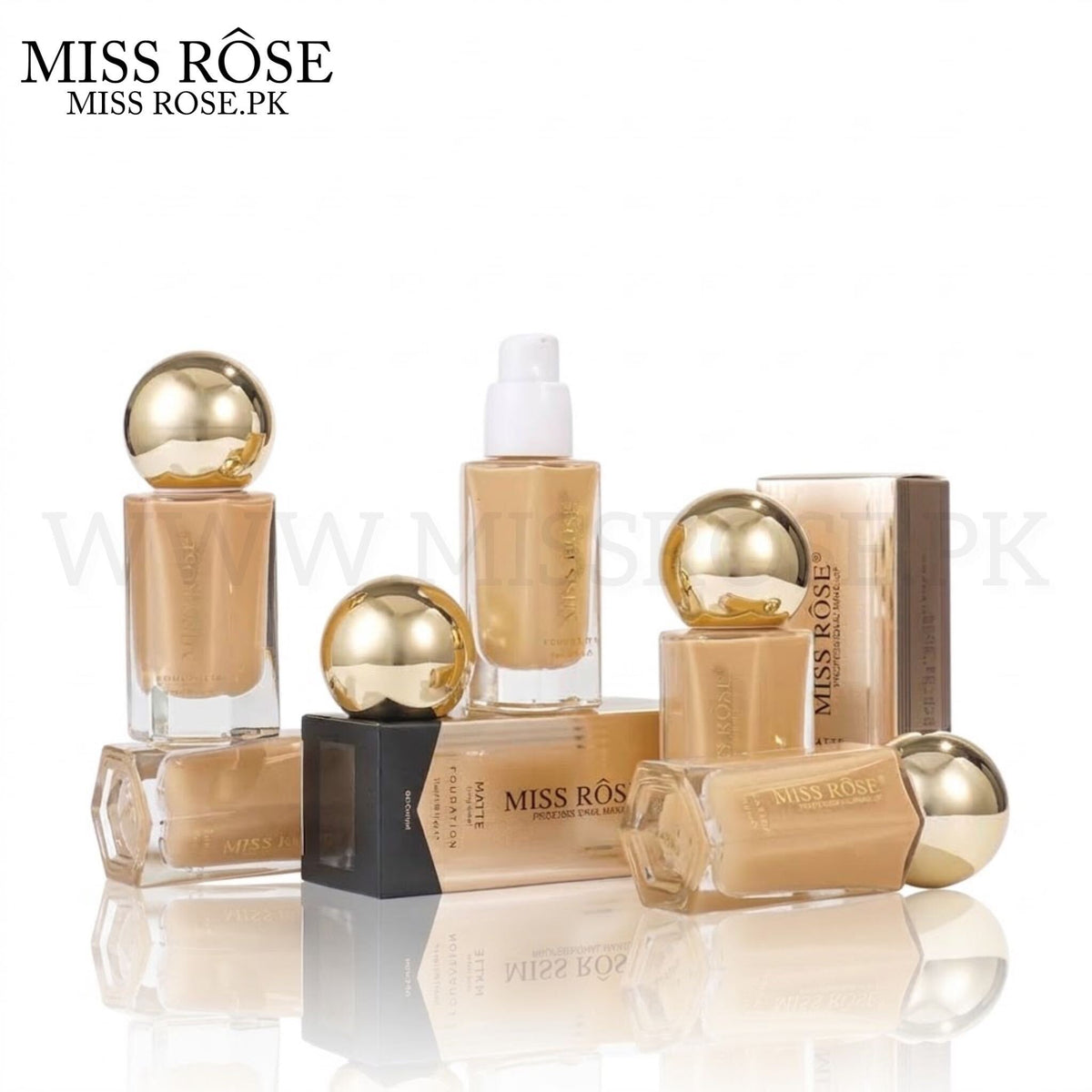 Miss Rose Oil-Free Matte Long-Wear Foundation